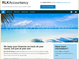 Screenshot of www.rlkaccountancy.co.uk